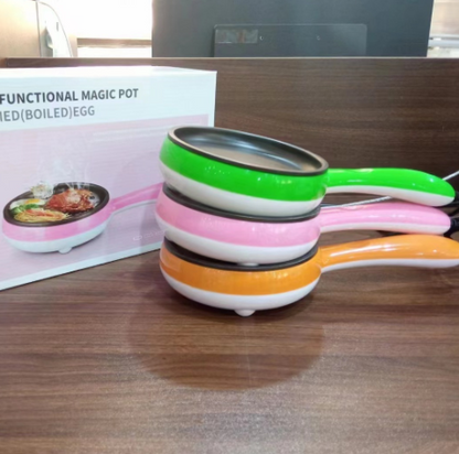 Electric Non-Stick Pan and Steamer for Eggs