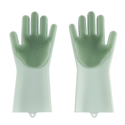 Silicone Dishwashing Gloves for Kitchen Tasks