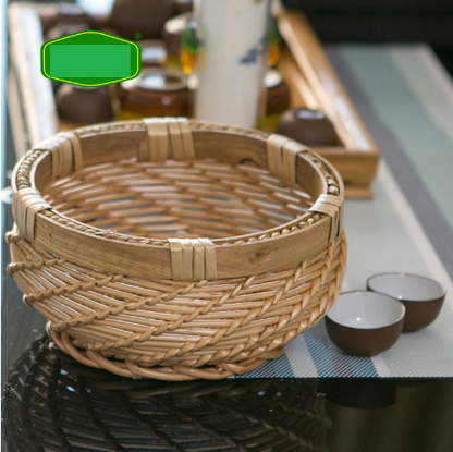 Woven Storage Basket - Round Organizer Basket
