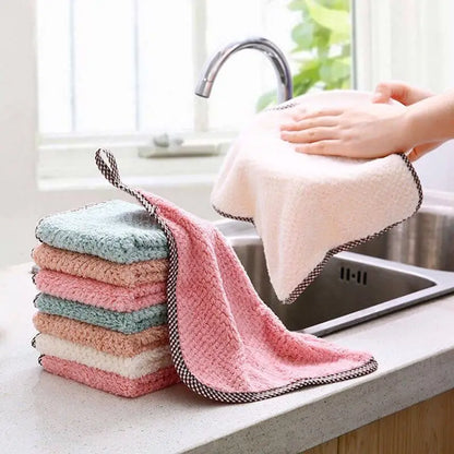 3 Super Absorbent Cleaning Cloths for Kitchen & Home
