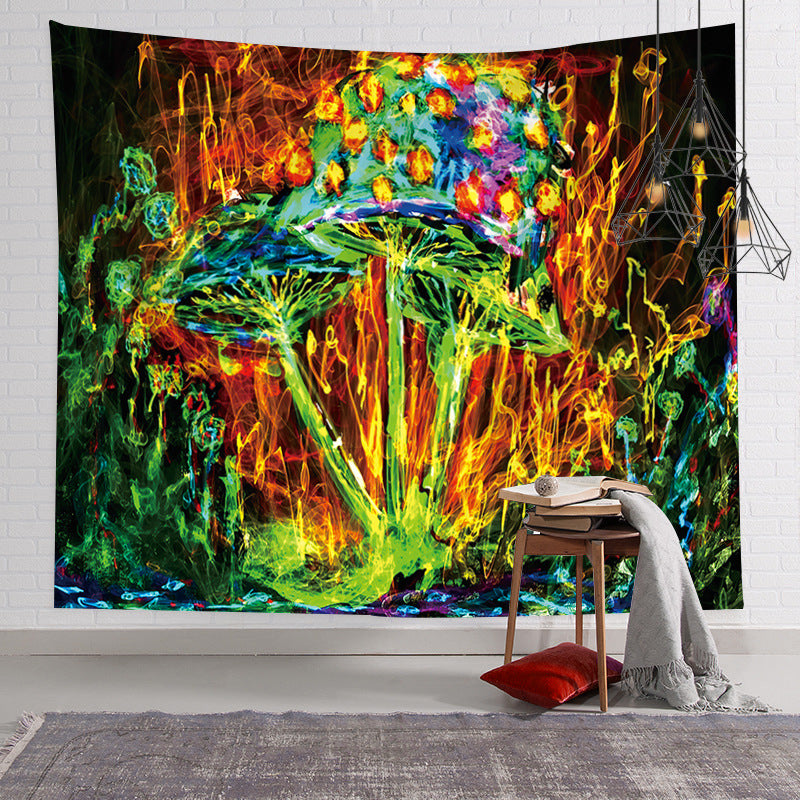 Nordic Style Colorful Psychedelic Wall Tapestry