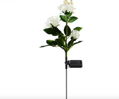 Solar Rose Flower Garden Light Decoration