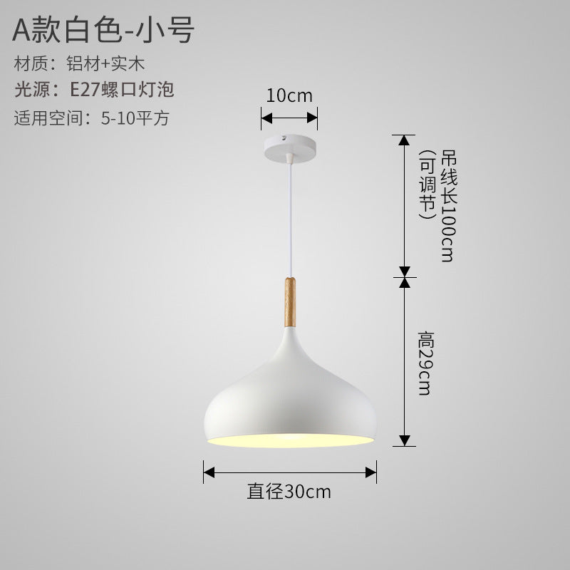 Nordic Style Vintage Restaurant Pendant Light Fixture
