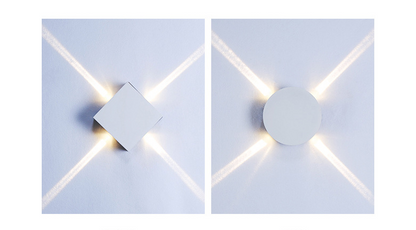 LED Cross Effect Wall Lamp for Modern Home Decor