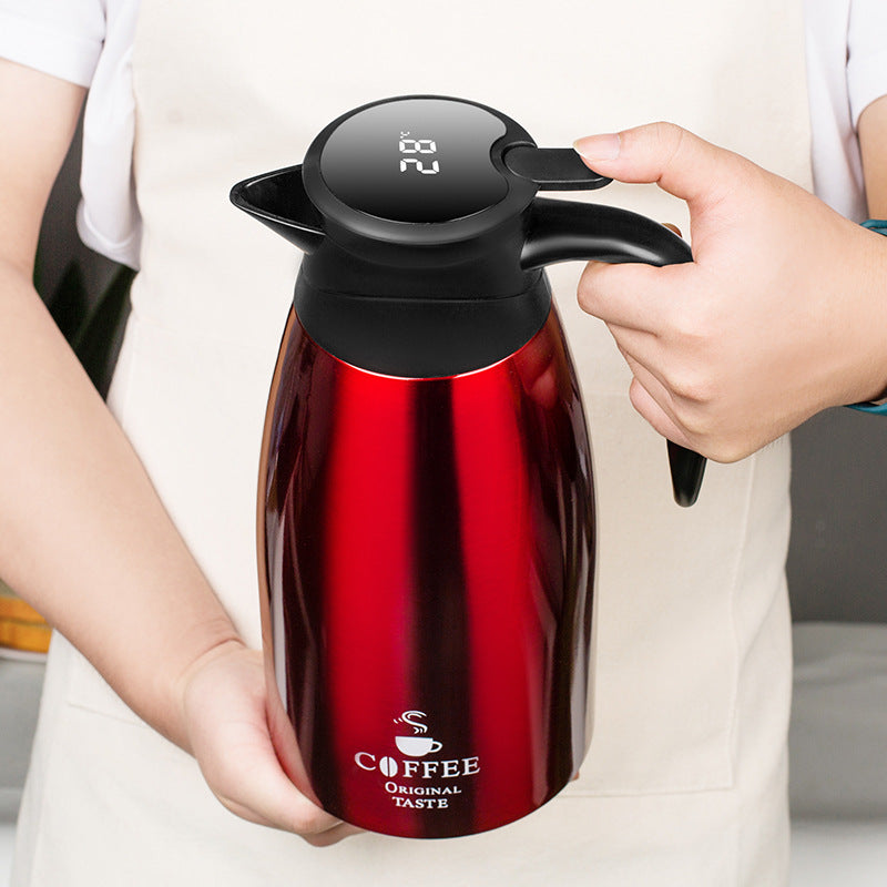 Smart Thermos Coffee Pot - 304 Stainless Steel Vacuum Flask