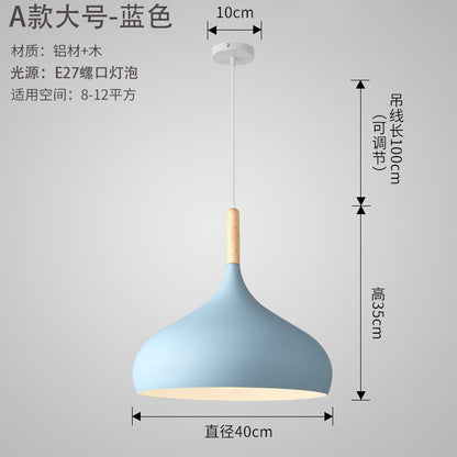 Nordic Style Vintage Restaurant Pendant Light Fixture