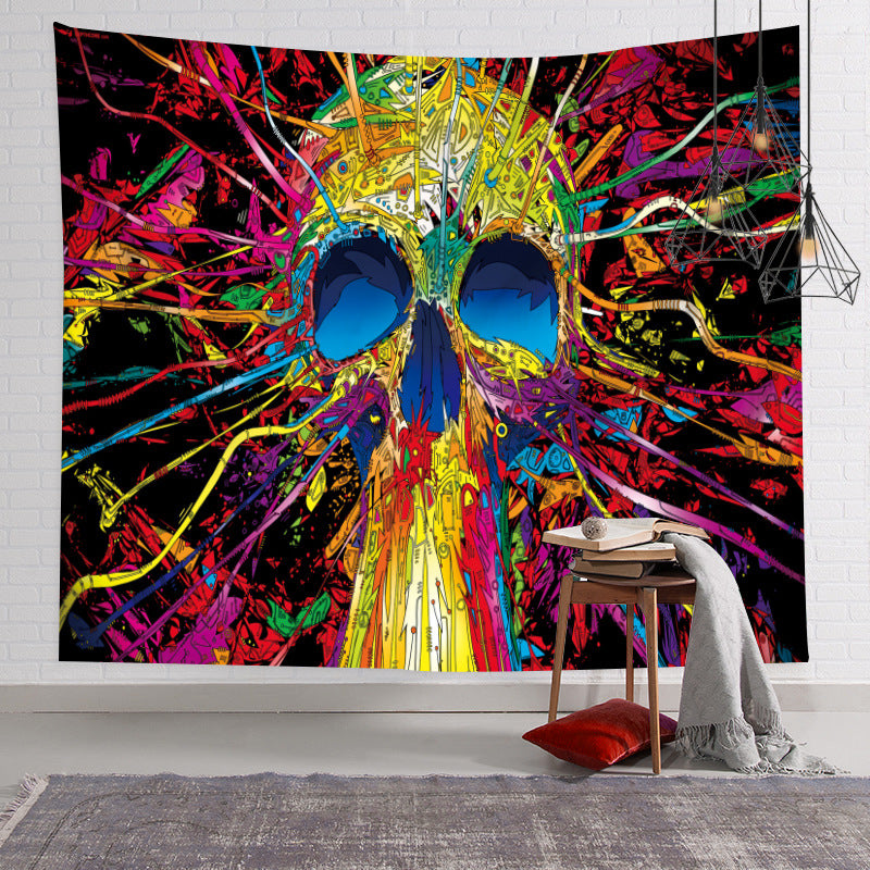 Nordic Style Colorful Psychedelic Wall Tapestry