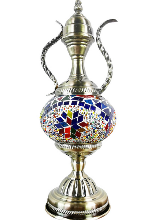 Vintage Glass Table Lamp Night Light for Decoration