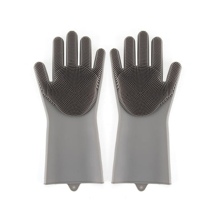 Silicone Dishwashing Gloves for Kitchen Tasks