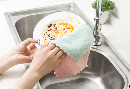 Thick Absorbent Cleaning Cloth for Kitchen Use
