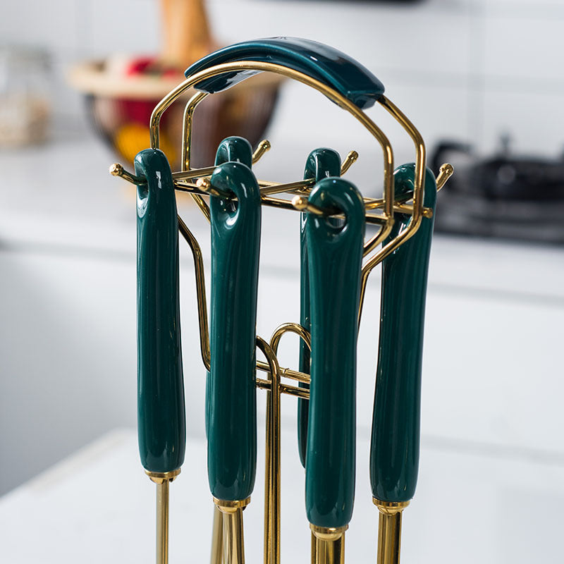Luxury Kitchen Utensil Set with Stainless Steel Tools
