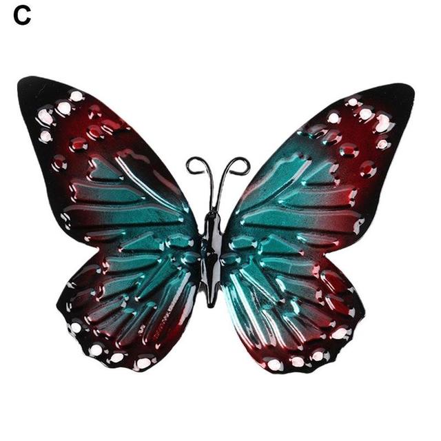 Metal Butterfly Sculpture for Outdoor Garden Decor