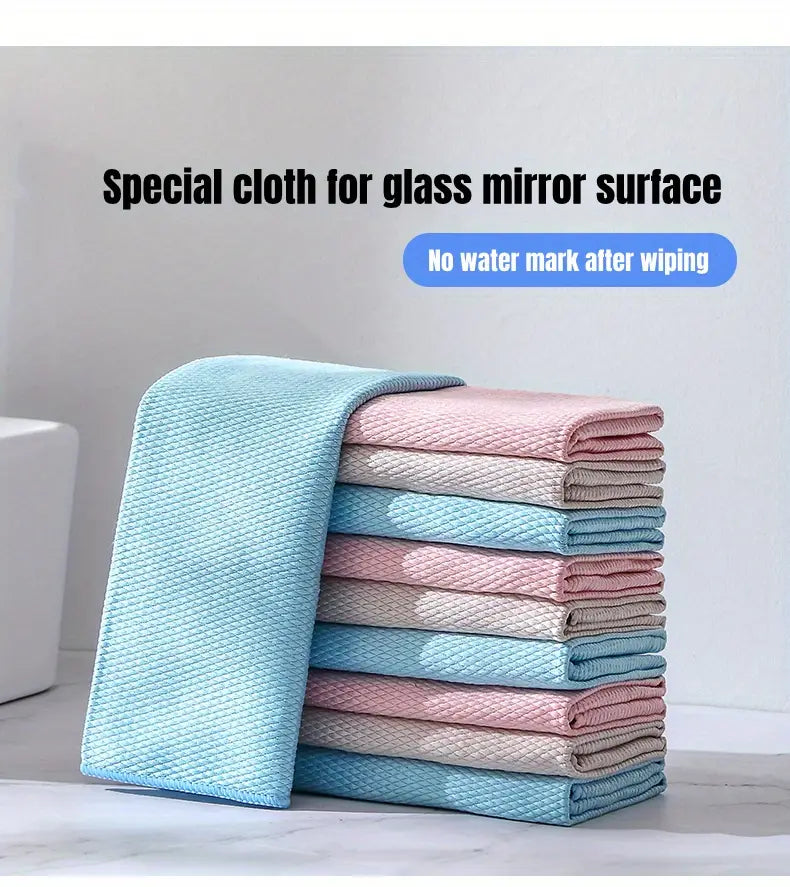 Thickened Absorbent Dishcloth for Kitchen and Glass Use