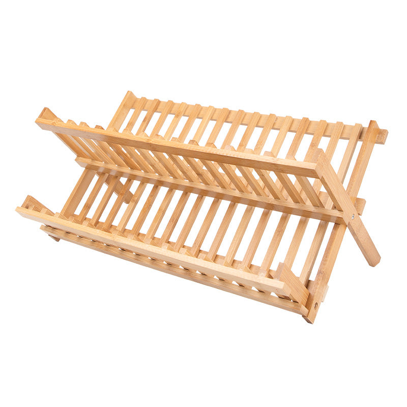 Bamboo Bowl Rack for Kitchen with Custom Logo