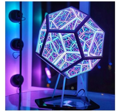 Infinity Dodecahedron Creative Colorful Desk Lamp