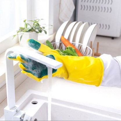 Latex Cleaning Gloves for Dishwashing and Kitchen Use
