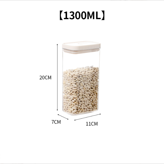 Plastic Storage Jar for Grains and Food Preservation