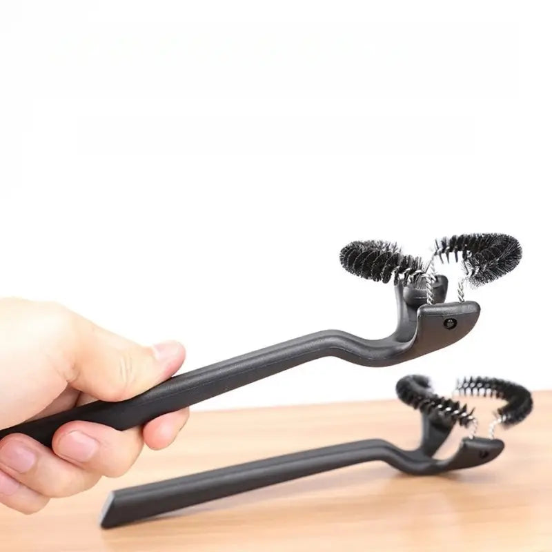 Espresso Machine Cleaning Brush with 360° Nylon Bristles