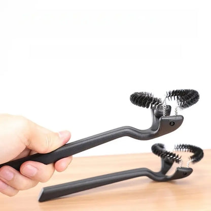 Espresso Machine Cleaning Brush with 360° Nylon Bristles