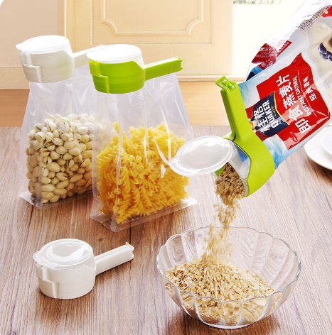 Multi-Functional Food Sealing Clip and Bag Closure