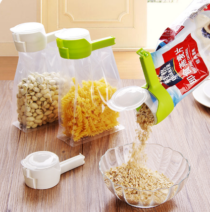 Multi-Functional Food Sealing Clip and Bag Closure