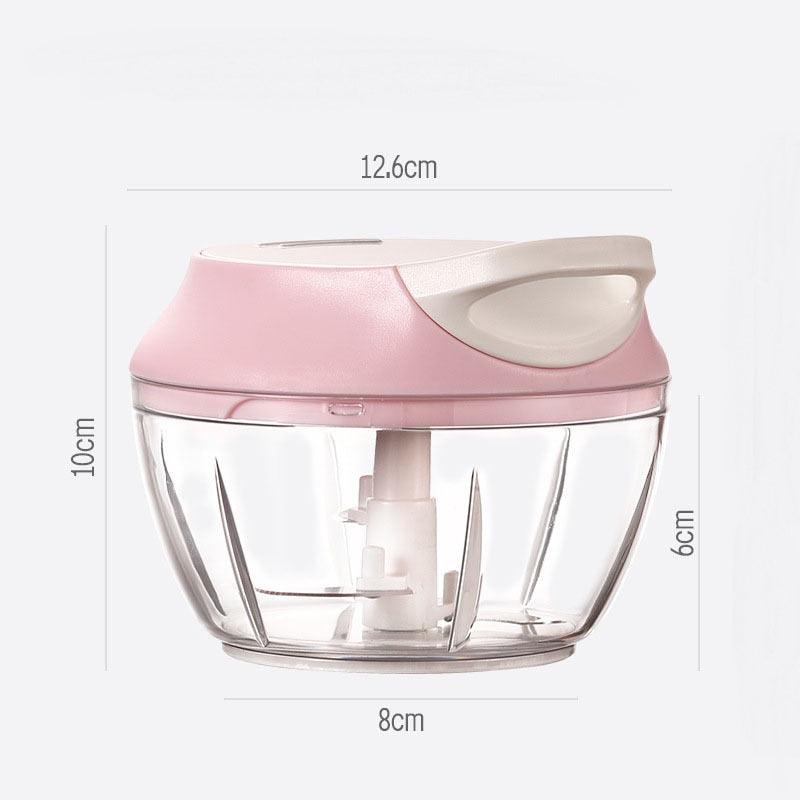 Mini Manual Pull Vegetable Cutter with Drawstring