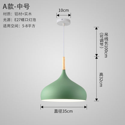 Nordic Style Vintage Restaurant Pendant Light Fixture