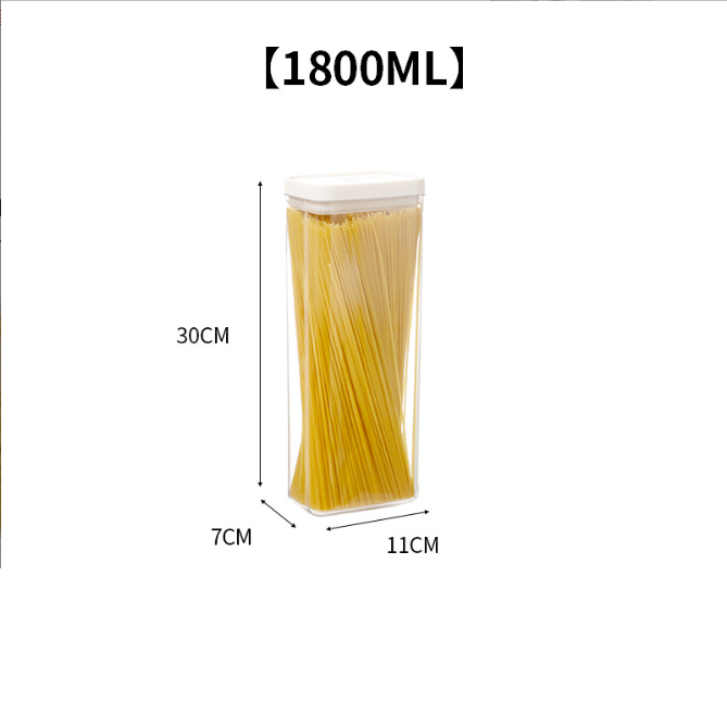 Plastic Storage Jar for Grains and Food Preservation