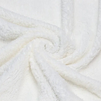 Cat Pattern Sherpa Throw Blanket for Bed (1 Piece)