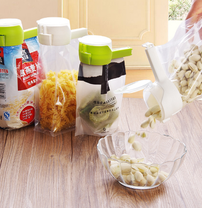 Multi-Functional Food Sealing Clip and Bag Closure