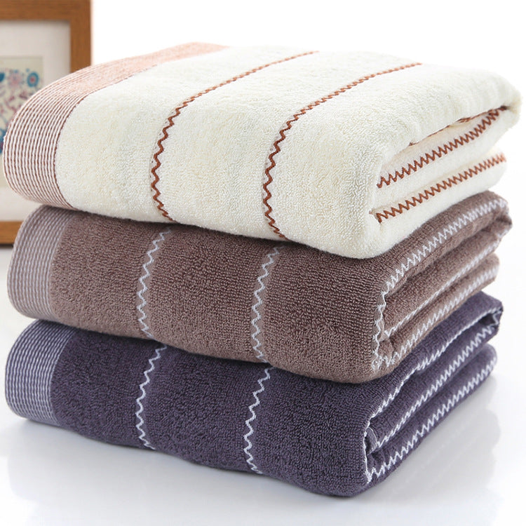 Soft Cotton Face Towel with Embroidery for Adults