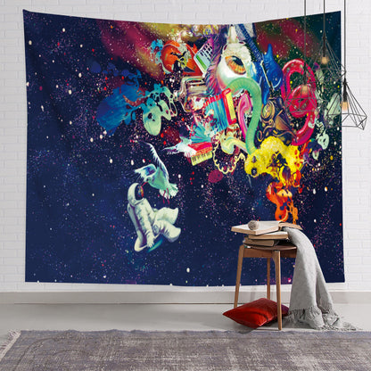 Nordic Style Colorful Psychedelic Wall Tapestry