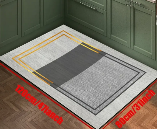 Geometric Non-Slip Cotton Floor Mat for Home Decor