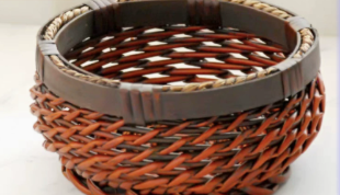 Woven Storage Basket - Round Organizer Basket