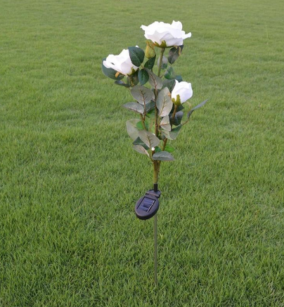 Solar Rose Flower Garden Light Decoration