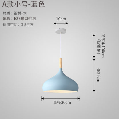 Nordic Style Vintage Restaurant Pendant Light Fixture