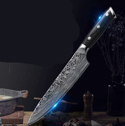 Damascus Chef Knife for Japanese Sushi and Cooking