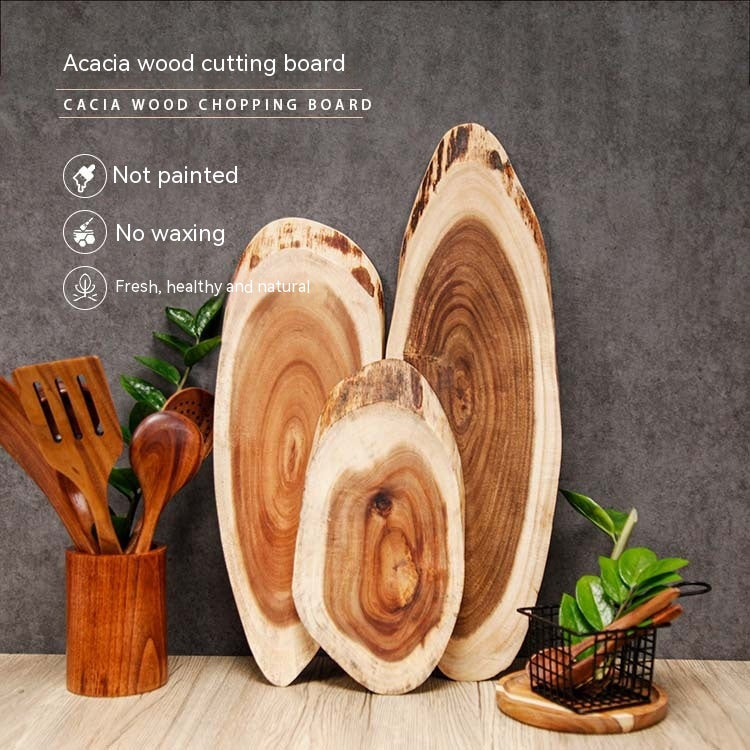 Log Stump Vegetable Cutting Board