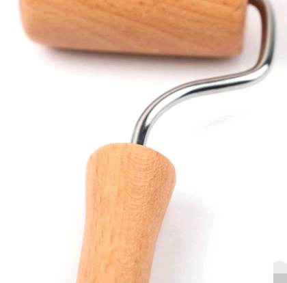 Beech Wood Rolling Pin - L-shaped Dough Roller