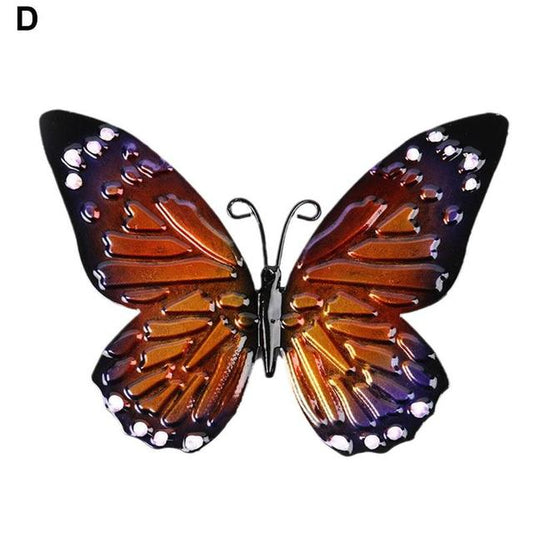 Metal Butterfly Sculpture for Outdoor Garden Decor