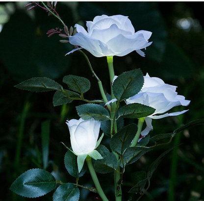 Solar Rose Flower Garden Light Decoration