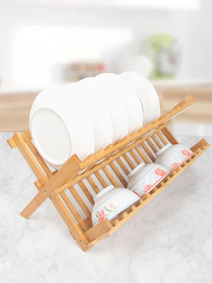 Bamboo Bowl Rack for Kitchen with Custom Logo