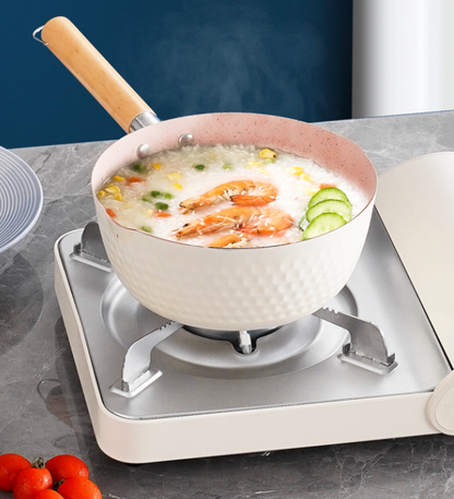 18cm Induction Saucepan with Lid and Non-Stick Coating