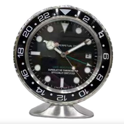 10-Inch Metal Base Wall Clock with Luminous Hands