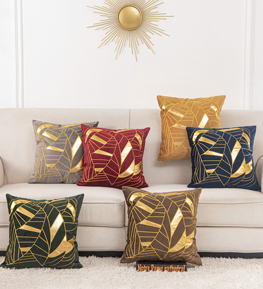 Gilded Dutch Velvet Pillow Case